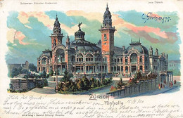Zürich Tonhalle Litho 1900 - ZH Zürich