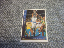 Chris Webber Golden State Warriors NBA Basketball '90s Rare Greek Edition Card - 1990-1999