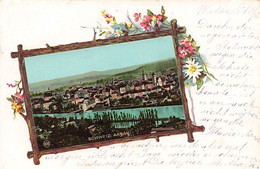 Schweiz Aarau Foto Auf Die Postkarte Geklebt - Aarau