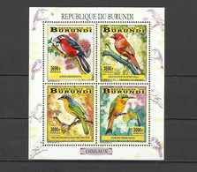 BURUNDI 2014 BIRDS - Unused Stamps