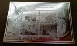 Taiwan Inauguration Of 12th President Vice 2008 Train (ms) MNH *silver *vignette - Ungebraucht