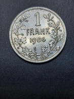 1 FRANK 1904 TTB+ "DER BELGEN" - 2 Centimes