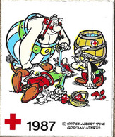 Sabena / Croix Rouge 1987, Obélix & Astérix (autocollant) - Adesivi