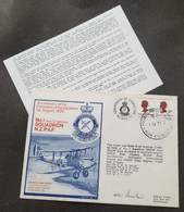 New Zealand Formation Squadron NZPAF No.1 1978 Aircraft Airplane Air Force Flight (FDC) *toning *signed *rare - Lettres & Documents