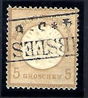 ALLEMAGNE - 5 Gr BISTRE - 1872 - OBLITÉRARTION  - - Used Stamps