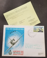 New Zealand Air Force Day 1981 RNZAF No.75 Flight Aircraft Airplane Air Force (FDC) *toning - Cartas & Documentos