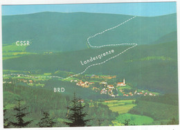 Blick Auf Bayer. Eisenstein/Bayer.Wald Mit Landesgrenze Zur CSSR - (Deutschland) - Frontier / Grens / Frontière / Grenze - Regen