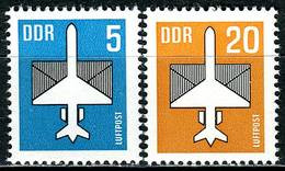 DDR - Mi 2831 / 2832 ✶✶ # - 5-20Pf       Flugpostmarken II - Unused Stamps