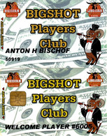 Lot De 2 Cartes Casino : Bighorn (NLV) + Longhorn (LV) Casinos (Sans + Avec Puce) - Casinokarten