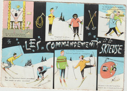 DAV : Humour :  Les  Commandements  Du  Ski - Humor