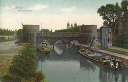 Tournai   -   Pont Des Trous.   -   1909   Naar   Auderghem - Tournai