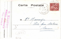 Carte POSTALE  Ancienne De JUSSEY - G.MESTRE, Fers - Jussey