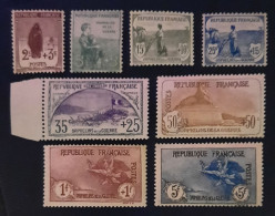 France - ** Au Profit Des Orphelins De La Guerre - 1917/1918 - Série N°148 à 155 "NEUF ** - TTB Centrage - LUXE - Signée - Unused Stamps