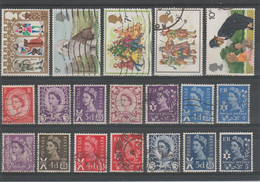 GRANDE BRETAGNE - LOT DE TIMBRES OBLITERES - Verzamelingen