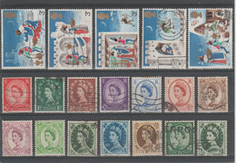 GRANDE BRETAGNE - LOT DE TIMBRES OBLITERES - Collections