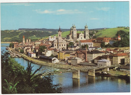 Passau - Donaupartie Mit Hafen - The Harbour Along The Danube - (Deutschland) - Passau