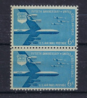 USA/United States 1957: Luftwaffe **/MNH  Mi.-Nr. 717 Paar - Unused Stamps