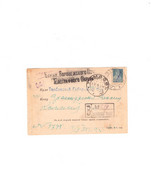 RUSSIA (USSR) > 1925 POSTAL HISTORY > NOTIFICATIONARY STATIONARY "R" CARD FROM / TO TAMBOV - Storia Postale