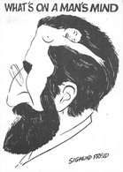 Thème.  Psychologie  Sigmund Freud   Femme Nue En Visage Genre Arcimboldesque   10x15  (voir Scan) - Andere & Zonder Classificatie