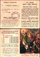 18210a)  San Giuseppe Da Copertino-tessera D'iscrizione- - Heiligen