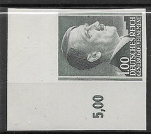 Generalgouvernement Mnh ** IMPERF 1942 - Bezetting 1938-45