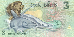 COOK ISLANDS 3 DOLLARS 1992 P 3 UNC SC NUEVO - Cook Islands