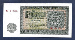 DDR Germany 5 Mark 1955 P17 UNC - 5 Deutsche Mark