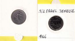 1/2 FRANC SEMEUSE - Nickel - 1966 - Paris - 1/2 Franc