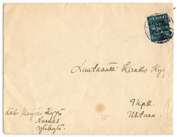 FINLANDE YT PM N°3 OBLITERE SEUL SUR LETTRE - Militaires