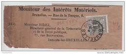01742a Bruxelles 1884 Petit Machon TP43b V. Ixelles - 1869-1888 Lion Couché