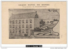 10131g GRAND HOTEL De Nismes - Propiétaire E. Regnier-Fooz - Viroinval