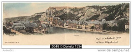 10348g DINANT - 1903 - Carte Panoramique Colorisée - Dinant