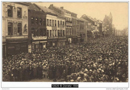 10926g CARNAVAL De BINCHE - La Foule Massée Après Le Passage Du Cortège - 1928 - Binche