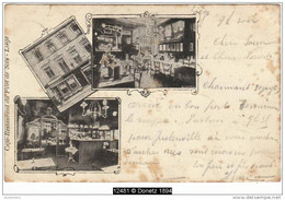 12481g CAFE - RESTAURANT Au Filet De Sole - Liège 1902 - Mosaïque - Liege