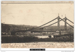 13697g PONT SUSPENDU - INDUSTRIES BELGES - Cockerill - Seraing - 1903 - Seraing