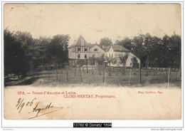 13780g LAITERIE - FERME D'ANNETTE Et LUBIN - Cloes-Hertay, Propriétaire - Spa - 1906 - Spa