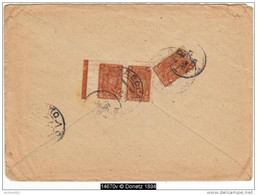 14670 To Palestina, Envelope With HAIFA 15 DEC 31 Arrival - Lettres & Documents