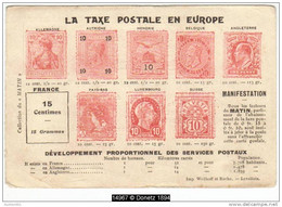 14967g TAXE POSTALE - FRANCE - "Pétition... Que La Taxe De Lettres... Soit Abaissé..." - Ile-de-France