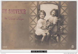 15608g LADEUZE -  Souvenir - Petites Filles - 1913 - Chièvres