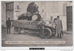 15647g CIRAGE CREME Du LION NOIR - Automobile à L'Exposition De Bruxelles - 1910 - Bruxelles-ville