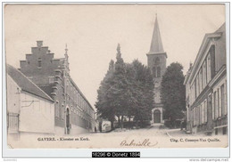 16296g KLOOSTER En KERK - Gavere - 1904 - Gavere