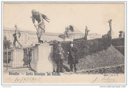 17627g JARDIN BOTANIQUE - Les Statues - Bruxelles - 1903 - Bruselas (Ciudad)