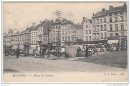 21216g MARCHE - PLACE Du SABLON - "Gymnase" "Boulangerie Decoster" "Grand Magasin Du Sablon" - Bruxelles - 1910 - Bruxelles-ville