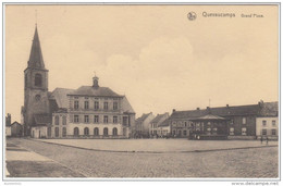 21535g KIOSQUE à MUSIQUE - GRAND' PLACE - EGLISE - Quevaucamps - Beloeil