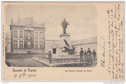 21872g STATUE GALLAIT Au PARC - Tournai - 1900 - Tournai