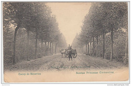 21878g AVENUE PRINCESSE CLEMENTINE - ATTELAGE - Camp De Béverloo - 1913 - Leopoldsburg (Camp De Beverloo)