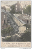 21941g HORTICULTEUR L. MOUREAU - ESCALIER Du MAMELON VERT - Rue REGNIER - Verviers - 1906 - Colorisée - Verviers