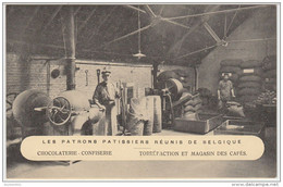 21971g PATRONS PATISSIERS REUNIS De BELGIQUE - CHOCOLATERIE - CONFISERIE - TORREFACTION - MAGASIN Des CAFES - Bruxelles - Brussels (City)