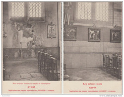 22222g EGLISE De JEMELLE - PLAQUES IMPERMEABLES KOSMOS - A.W. ANDERNACH - 1909 - Carte Publicitaire - Rochefort