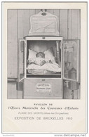 22230g COUVEUSES D' ENFANTS - ALEXANDRE LION - EXPOSITION De BRUXELLES 1910 - Carte Publicitaire - Brussels (City)